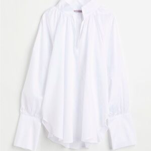H & M Relaxed-fit blouse cotton poplin